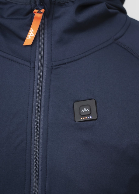 HeatX Heated Anyday Ziphood Mens M Navy/Blue 