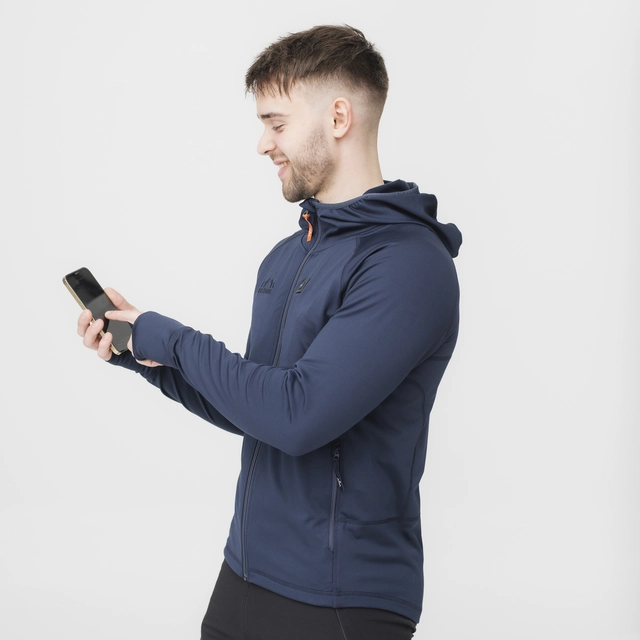 HeatX Heated Anyday Ziphood Mens M Navy/Blue 
