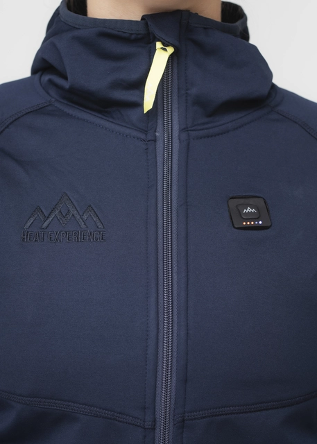 HeatX Heated Anyday Ziphood Womens S Navy/Blue 