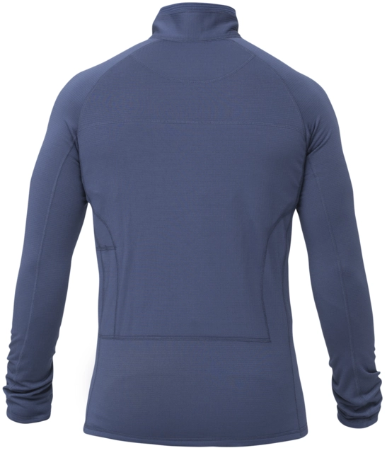 HeatX Heated Grid Fleece Mens S Blue 