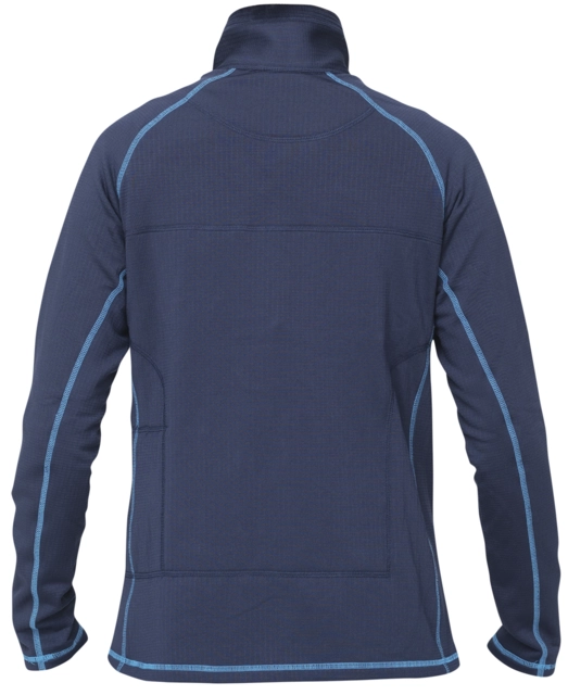 HeatX Heated Grid Fleece Womens L Blue 