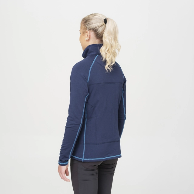 HeatX Heated Grid Fleece Womens L Blue 