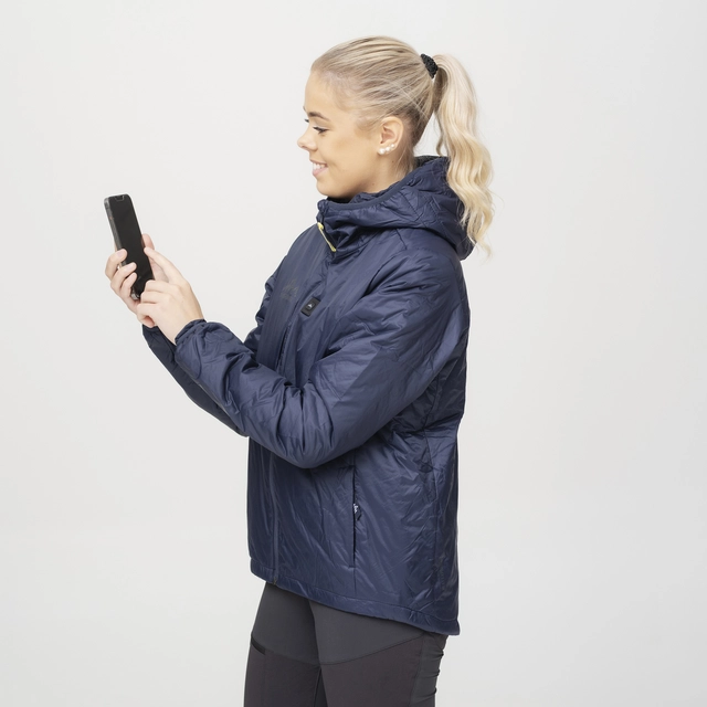 HeatX Heated Hybrid Jacket Womens M Navy/Blue 