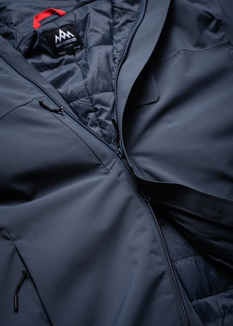 HeatX Heated Oslo Coat Womens M Navy 